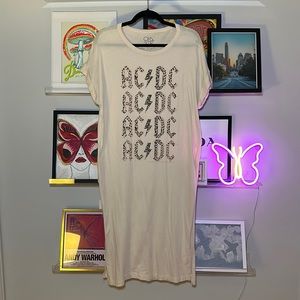 AC/DC Slit free people dress